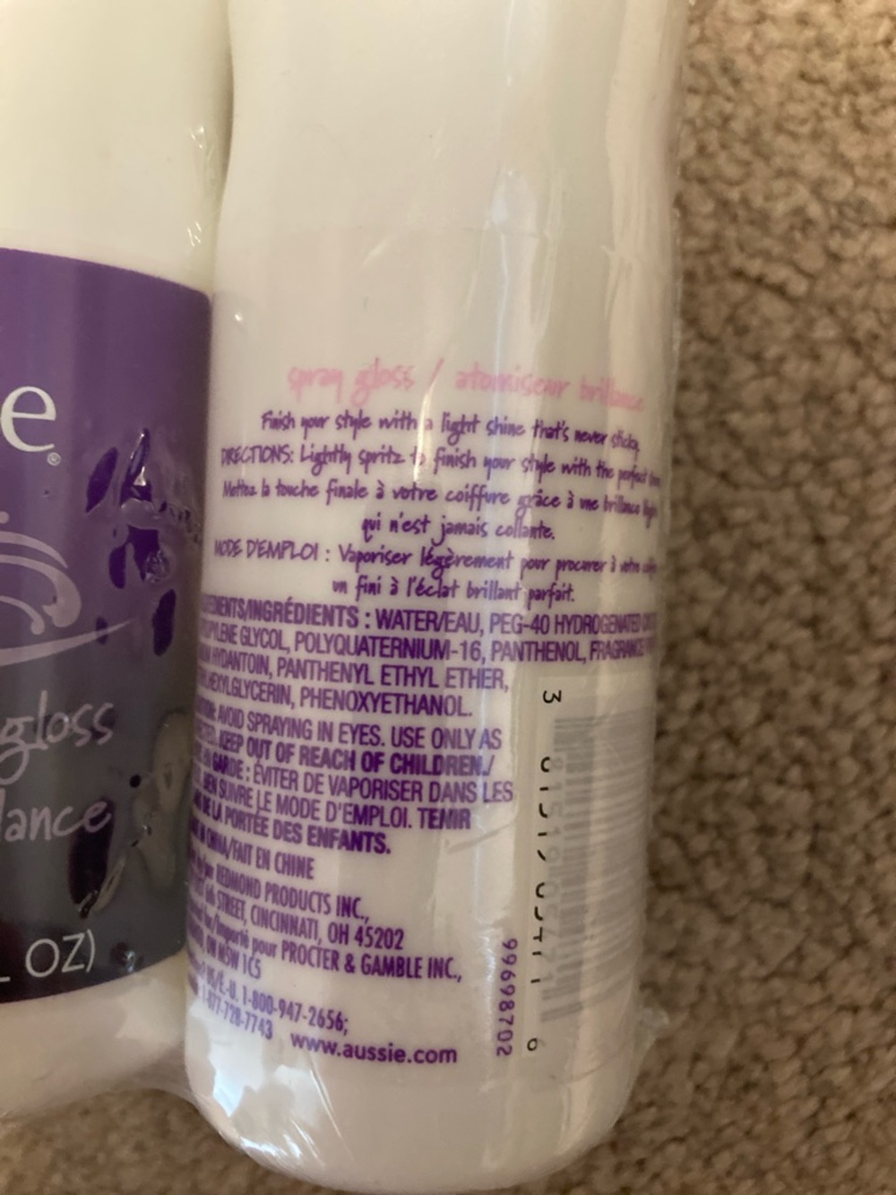 Aussie Spray Gloss (2 Pack) - Picture 2 of 3